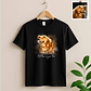 Custom Turn Photo into Art Pet Adventures Unisex Crewneck T-shirt S-5XL Watercolor Style Gift for Dog & Cat Lovers - thumbnail 2