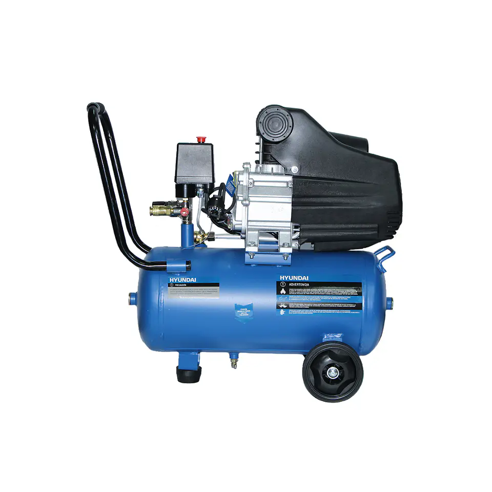 Compresor Hyundai Monofásico 2HP 24L 115psi Directo 4