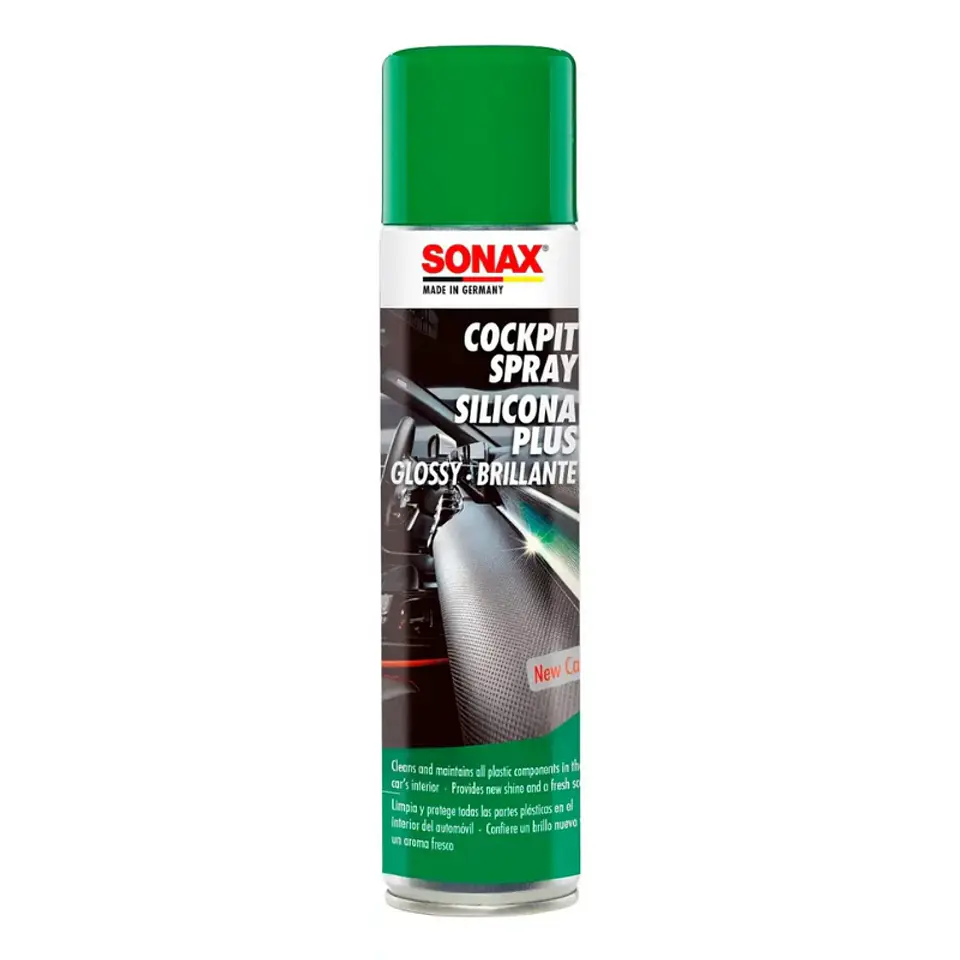 SILICONA AROMA NUEVO EN AEROSOL 400 ML SONAX 1