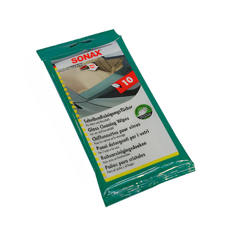 TOALLITAS PARA CRISTALES 10 UNIDADES SONAX 1