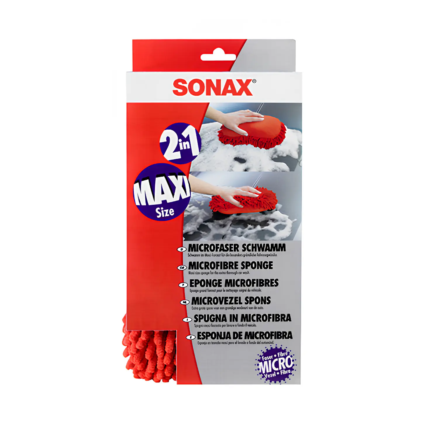 ESPONJA DE MICROFIBRA PARA LAVADO SONAX 1