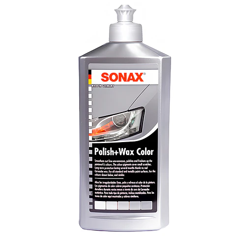 POLISH WAX CERA COLOR GRIS PLATA 500 ML SONAX