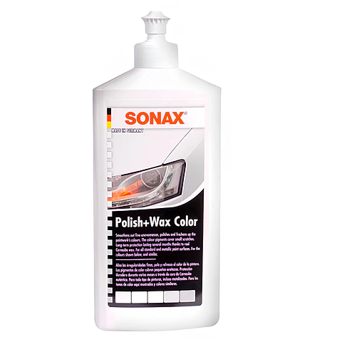 POLISH WAX CERA COLOR BLANCO 500 ML SONAX