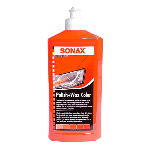 POLISH WAX CERA COLOR ROJO 500 ML SONAX