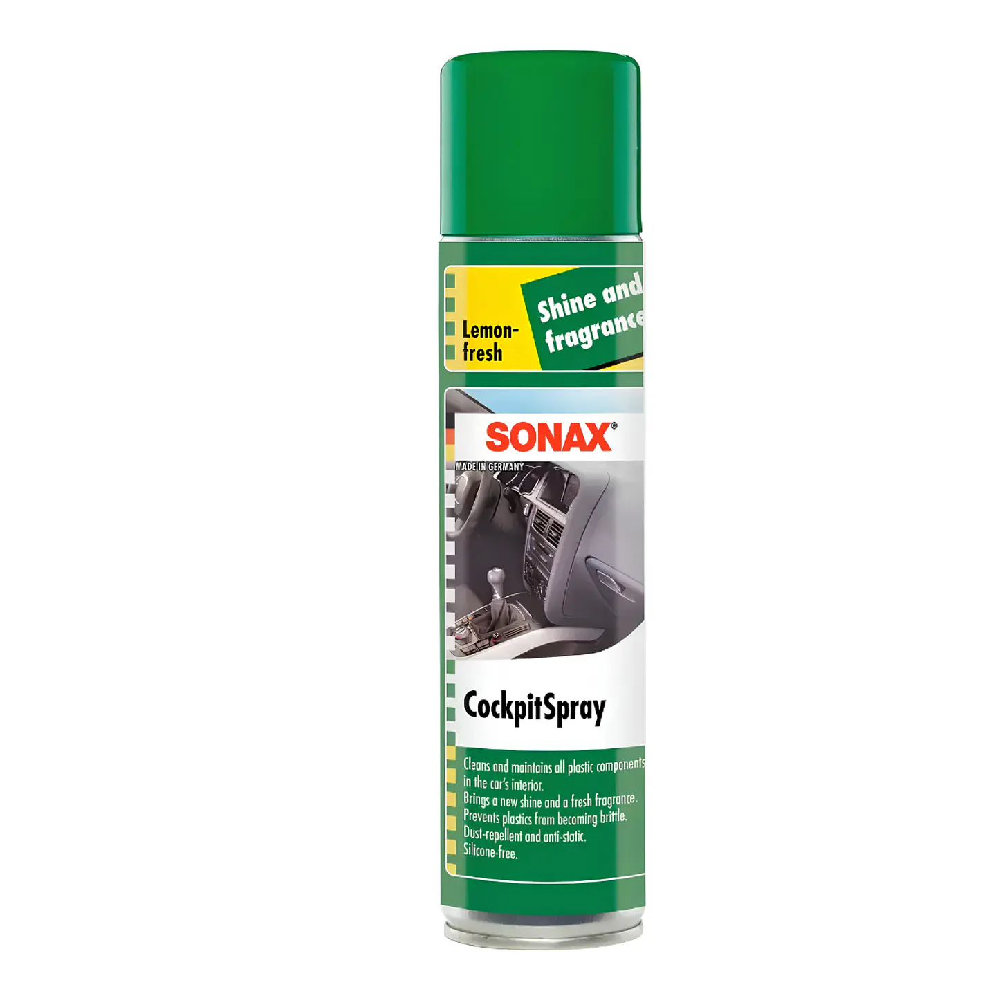 SILICONA AROMA LIMON EN AEROSOL 400 ML SONAX 1
