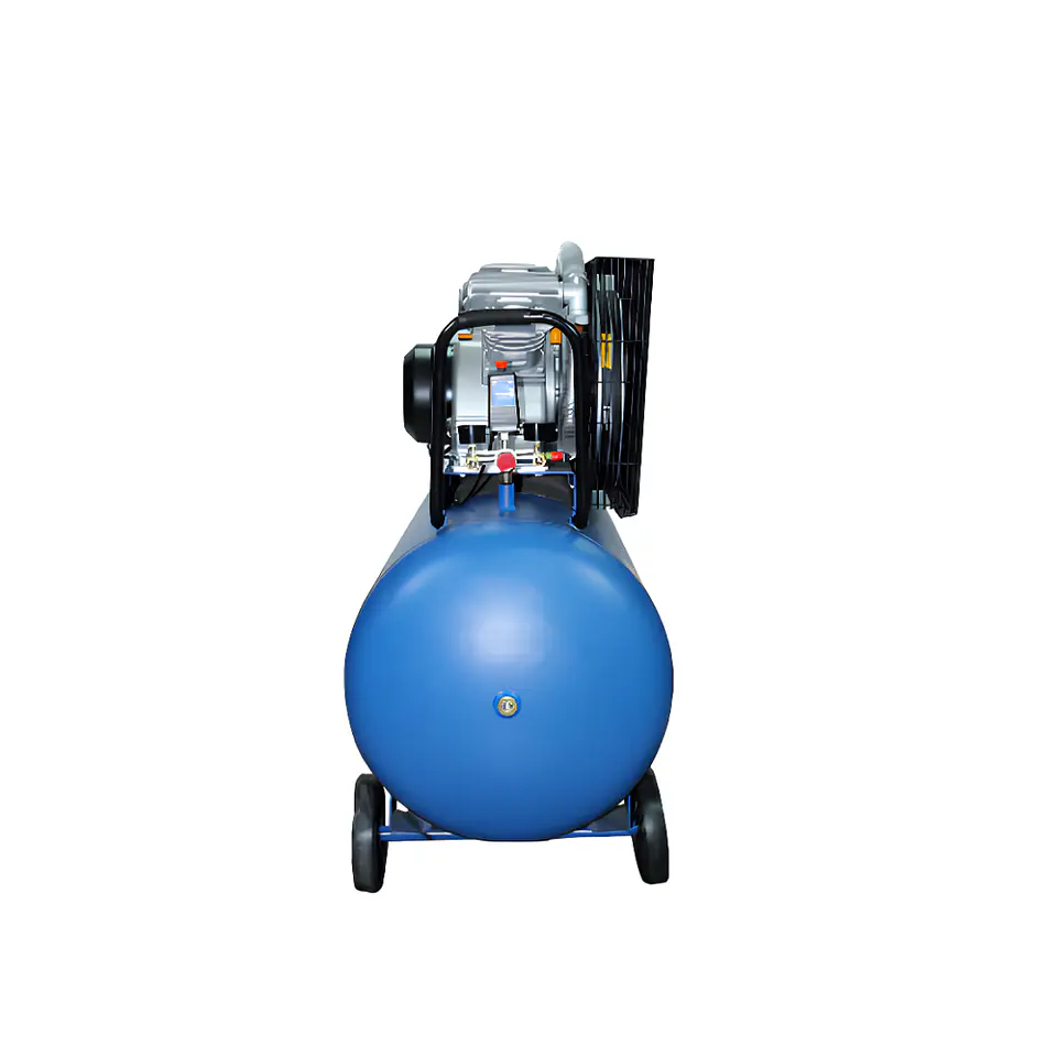 COMPRESOR HYUNDAI TRIFÁSICO 5,5 HP 300L 115PSI CORREA  2