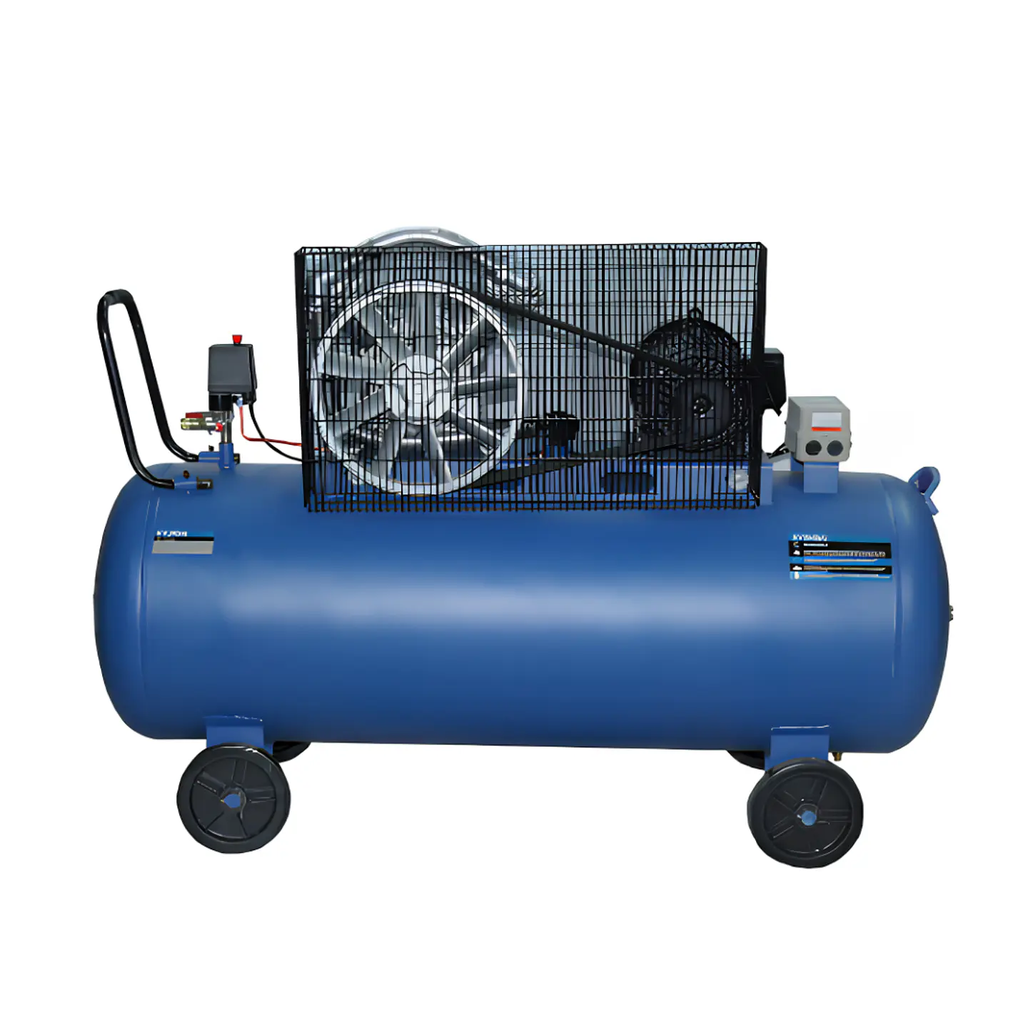 COMPRESOR HYUNDAI TRIFÁSICO 5,5 HP 300L 115PSI CORREA  4