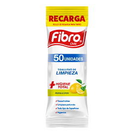 Wipes Recarga Limón 50 un