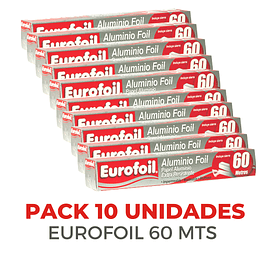 PACK 10 unidades Eurofoil 60 Mts / Caja