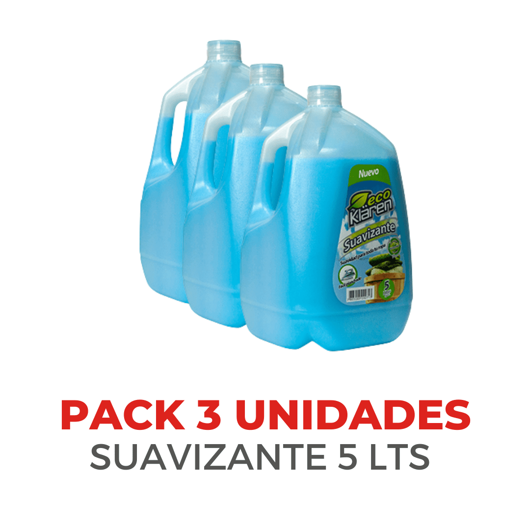 PACK 3 UNIDADES Suavizante 5 lts