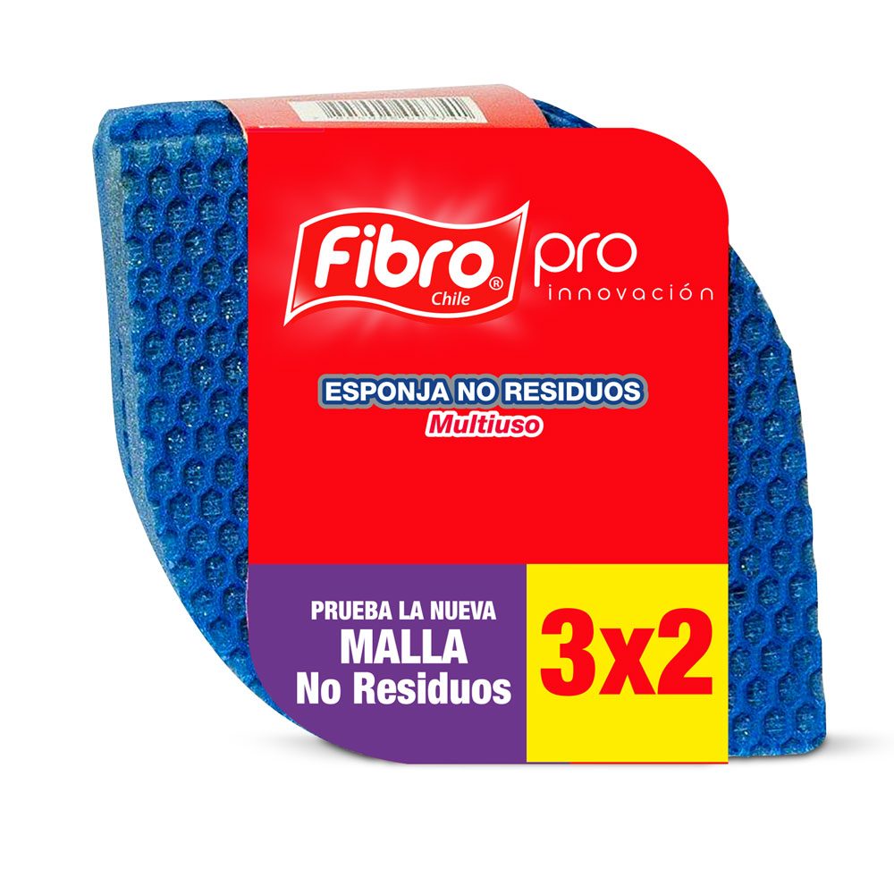 Esponja Fibro Pro 3x2 Azul