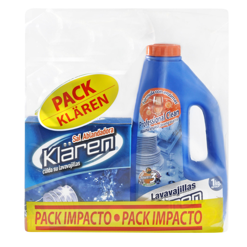 PACK LAVAVAJILLA SAL + DETERGENTE