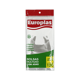 Bolsa multiuso 20x30 cm c/asas 100 unidades.