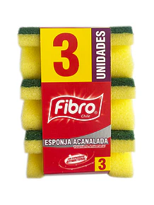 Esponja acanalada x3
