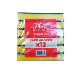 Esponja lisa x12