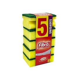 Esponja lisa + acanalada 4+1