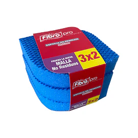 Esponja Fibro Pro 3x2 Azul