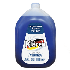 Detergente líquido ropa Klaren 5 lts.