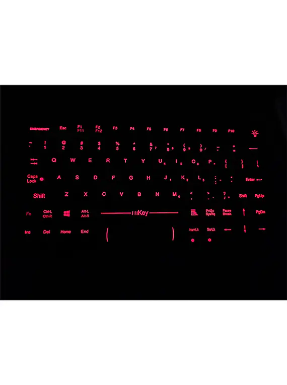 iKey SL-86-911-FSR-USB - Clavier industriel avec Touche d'urgence et rétroéclairage