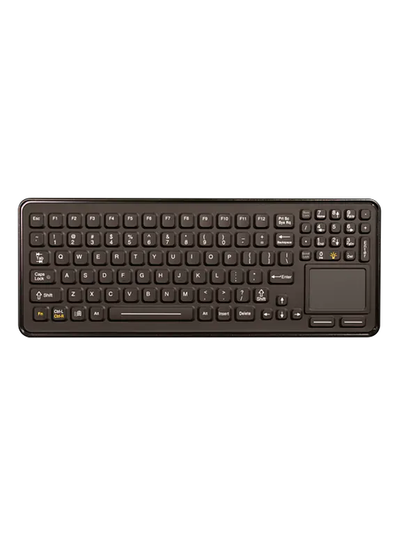 iKey SLP-97-TP - Teclado de Montagem em Painel com Touchpad e Retroiluminação