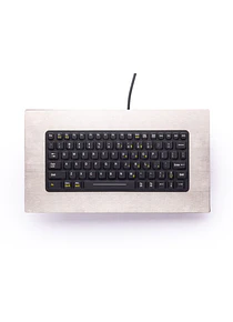 iKey SLP-81 - Teclado Industrial Compacto Retroiluminado em Aço Inoxidável