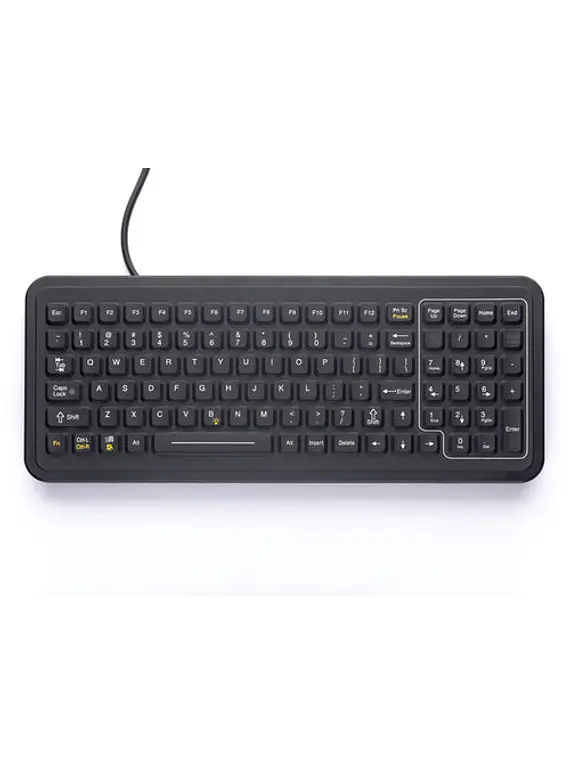 iKey SLP-101 - Teclado de Montagem em Painel de Tamanho Completo com Retroiluminação