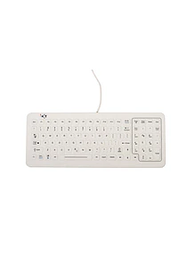 iKey SLK-101-FL - Teclado Médico Selado e Lavável (Branco)