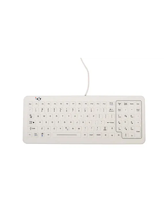 iKey SLK-101-FL - Teclado Médico Selado e Lavável (Branco)