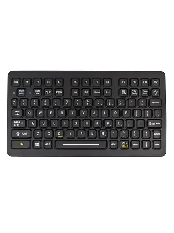 iKey SL-88-461-OEM - Teclado compacto militar OEM (MIL-STD-461)