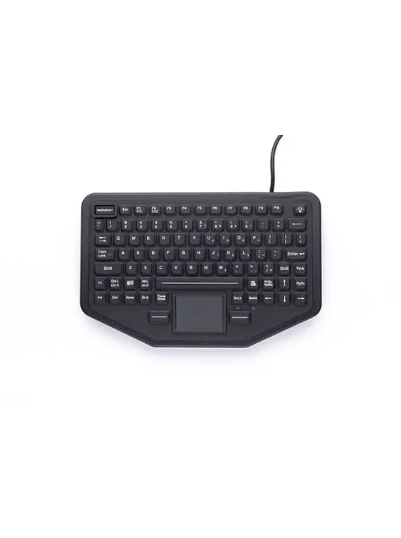 iKey SL-86-911-TP-FL - Teclado plano para veículos com touchpad