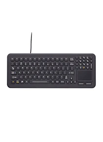 iKey SB-97-TP - Teclado fino lavável com touchpad