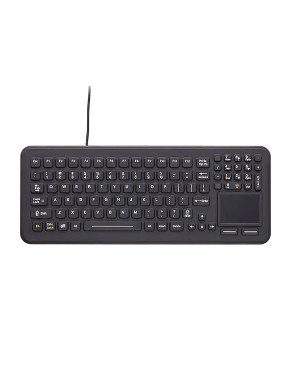 iKey SB-97-TP - Teclado fino lavável com touchpad