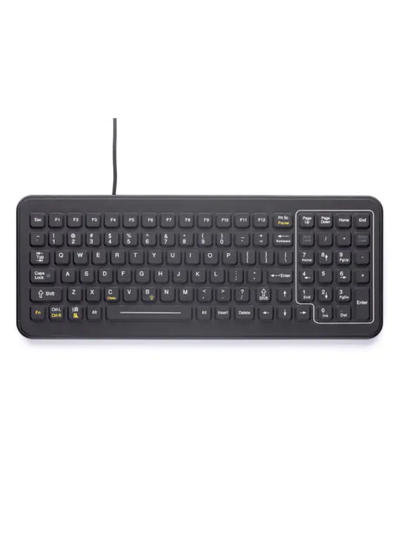 iKey SB-101 - Teclado ultrafino selado com QuickLock