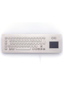 iKey PM-65-TP-SS - Teclado em Aço Inoxidável para Montagem em Painel com Touchpad