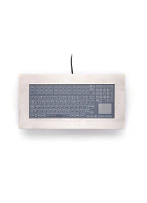 iKey PM-5K-MEM-TP - Teclado de Membrana em Aço Inoxidável para Montagem em Painel com Touchpad