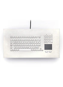 iKey PM-102-SS - Teclado em Aço Inoxidável para Montagem em Painel com Teclado Numérico e Touchpad