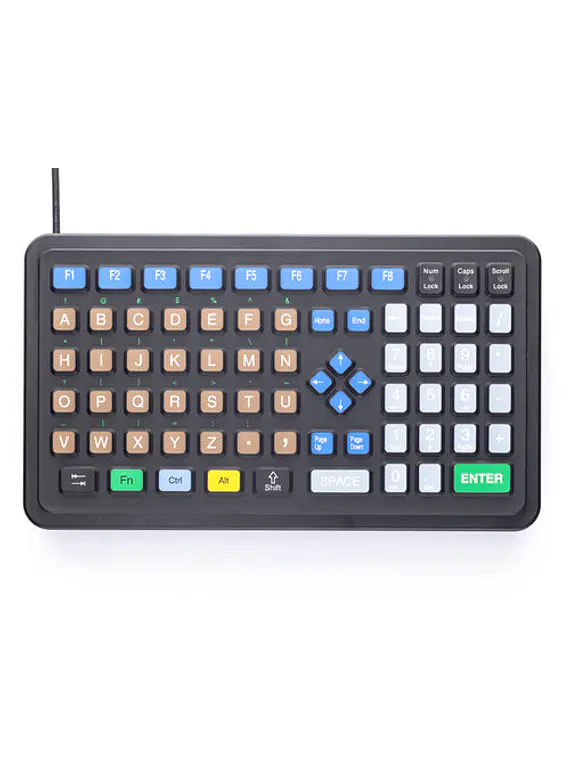 iKey PM-72 - Teclado para Montagem em Painel com Teclas Sobredimensionadas
