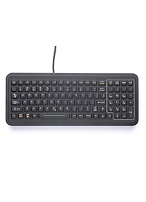 iKey PM-101 - Teclado SlimKey de Tamanho Completo para Montagem em Painel