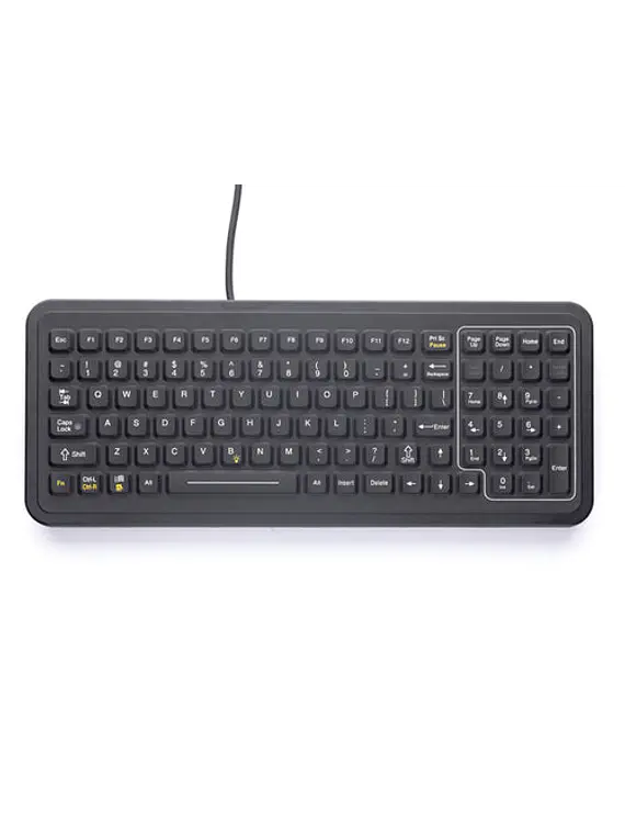 iKey PM-101 - Teclado SlimKey de Tamanho Completo para Montagem em Painel