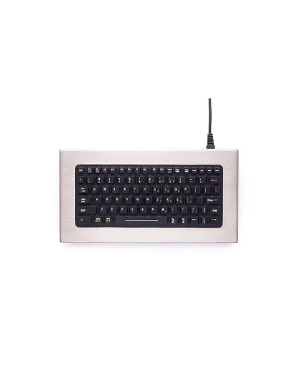 iKey DT-81 - Teclado Industrial Compacto em Aço Inoxidável