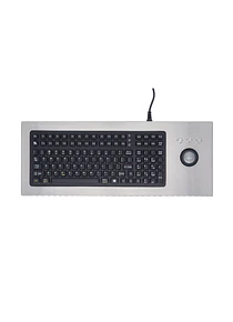 iKey DT-2000-TB - Teclado em Aço Inoxidável com Trackball Integrada