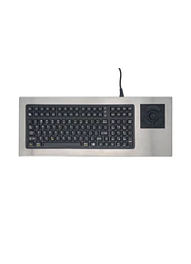 iKey DT-2000-FSR - Teclado em Aço Inoxidável com Apontador FSR