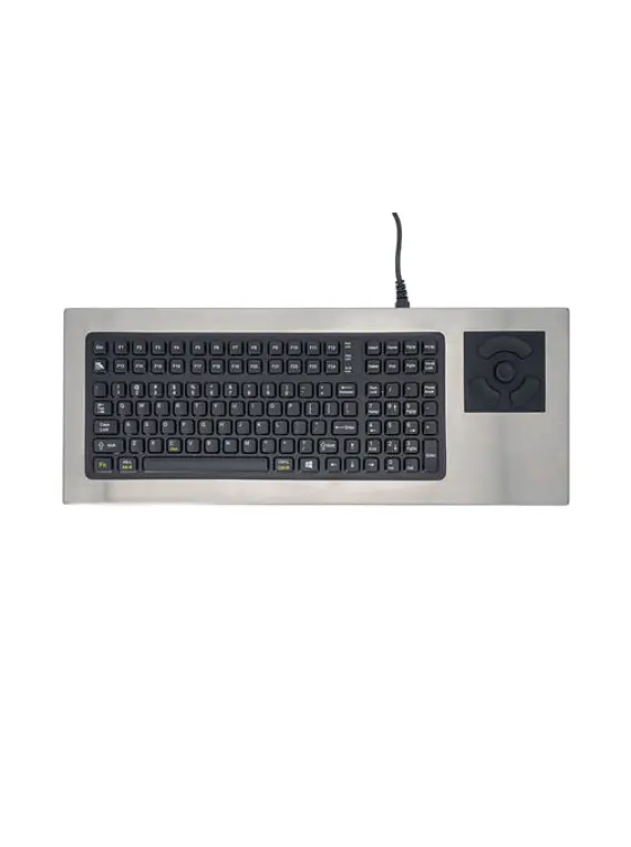 iKey DT-2000-FSR - Teclado em Aço Inoxidável com Apontador FSR