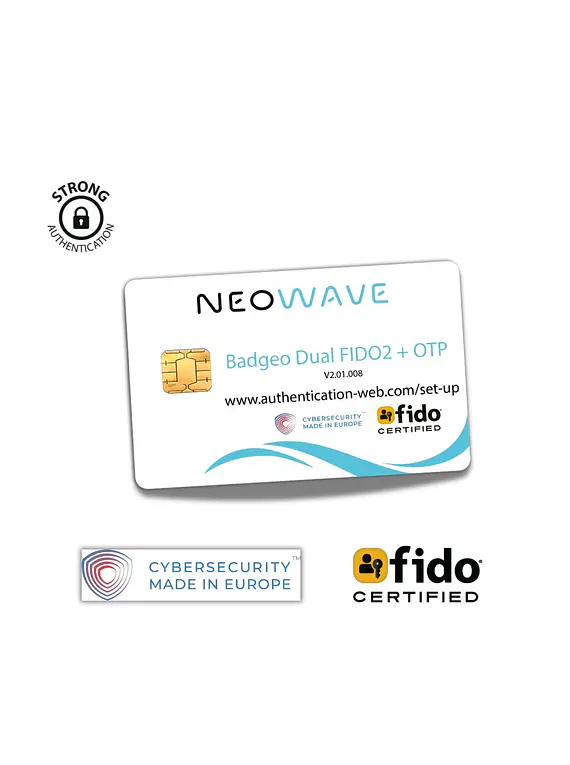 NEOWAVE BADGEO DUAL FIDO2 + OTP