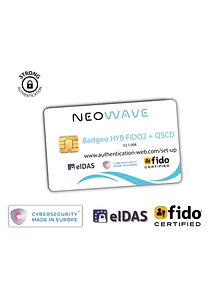 NEOWAVE BADGEO HYB FIDO2 + QSCD
