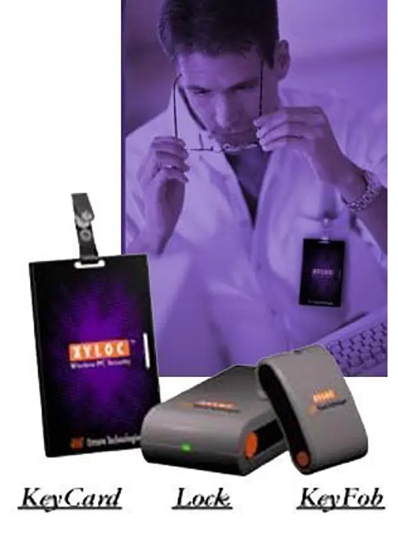 XyLoc Solo USB – Crachá, Recetor e Software de Segurança