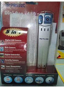 Pretec DigiPen 480 – Câmara Digital, Webcam e Apontador Laser 5 em 1
