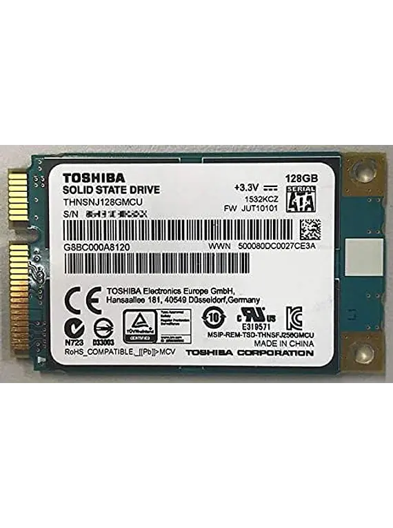 SSD mSATA Toshiba 128 GB (THNSNJ128GMCU)
