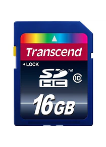 Cartão de Memória SDHC Transcend 16 GB Classe 10
