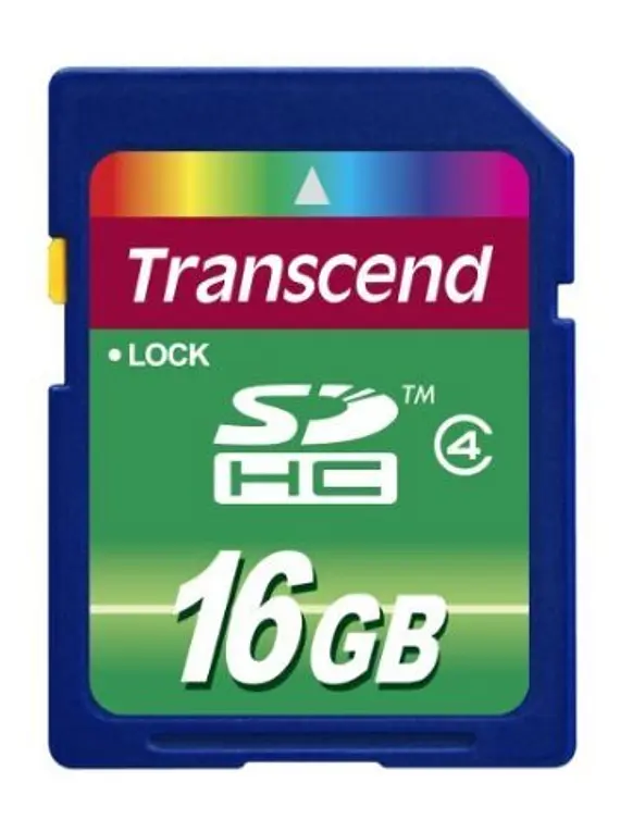 Cartão de Memória SDHC Transcend 16 GB Classe 4